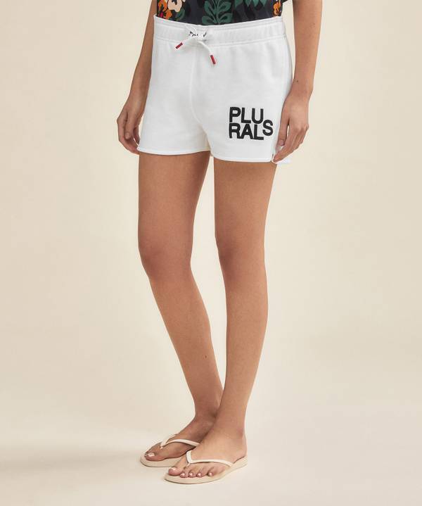 Peuterey Shorts con scritta Plurals Saldi Di Fabbrica