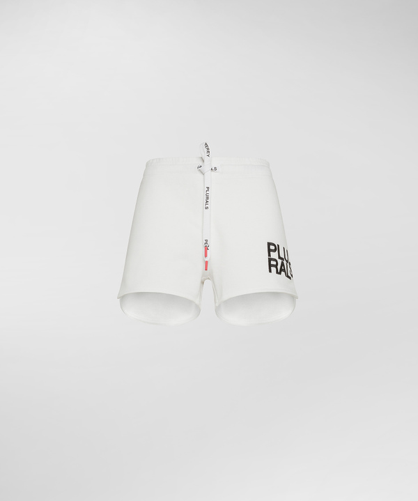 Peuterey Shorts con scritta Plurals Saldi Di Fabbrica