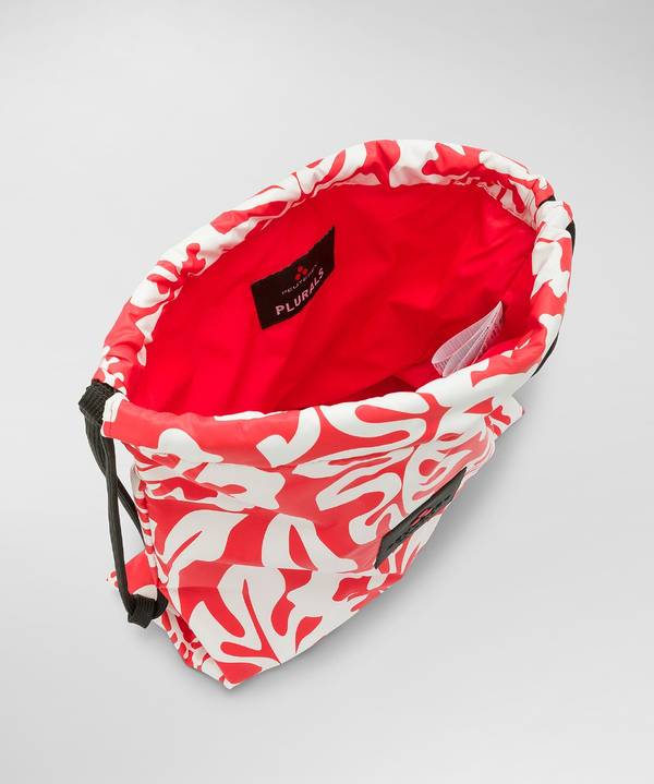 Peuterey Sacca in nylon con fantasia floreale Italia