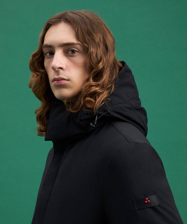 Peuterey Trench Liscio In Nylon Stretch Vendita