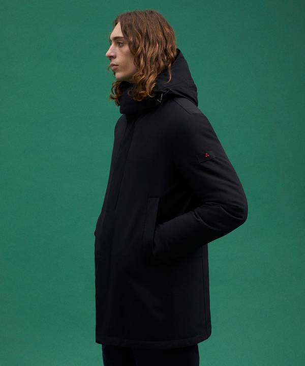 Peuterey Trench Liscio In Nylon Stretch Vendita