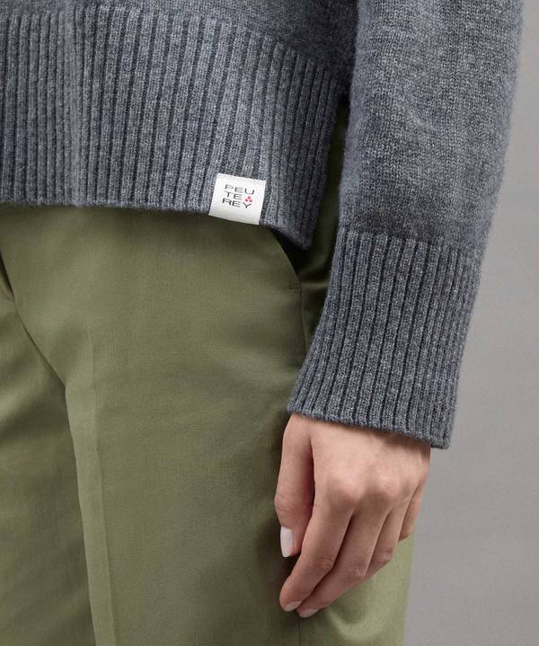 Peuterey Maglia In Misto Cachemire Con Dettagli A Contrasto Promozione Limitata