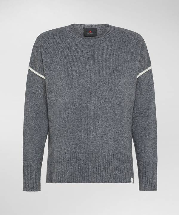 Peuterey Maglia In Misto Cachemire Con Dettagli A Contrasto Promozione Limitata