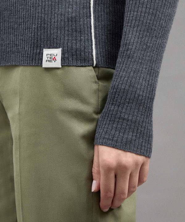 Peuterey Maglia In Lana Pettinata Sottocosto