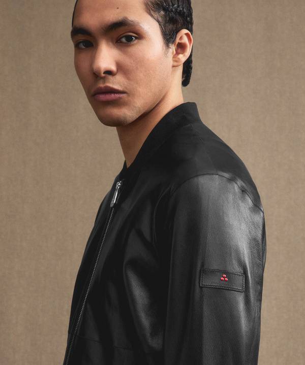 Peuterey Giacca bomber in pelle Outlet