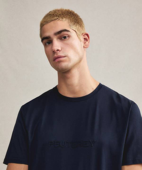 Peuterey T-shirt con scritta in rilievo Fino Al -60%