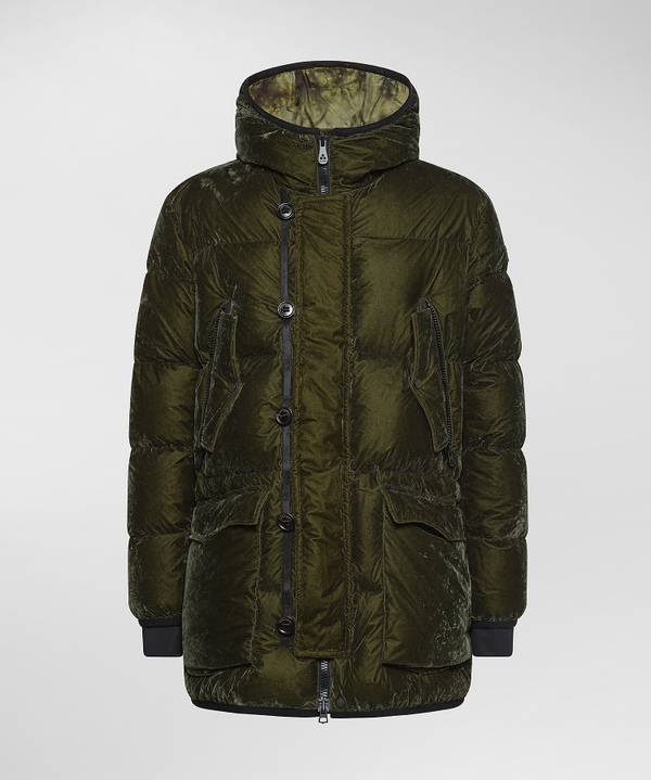 Peuterey Parka Lungo In Tessuto Made In Italy Convenienza