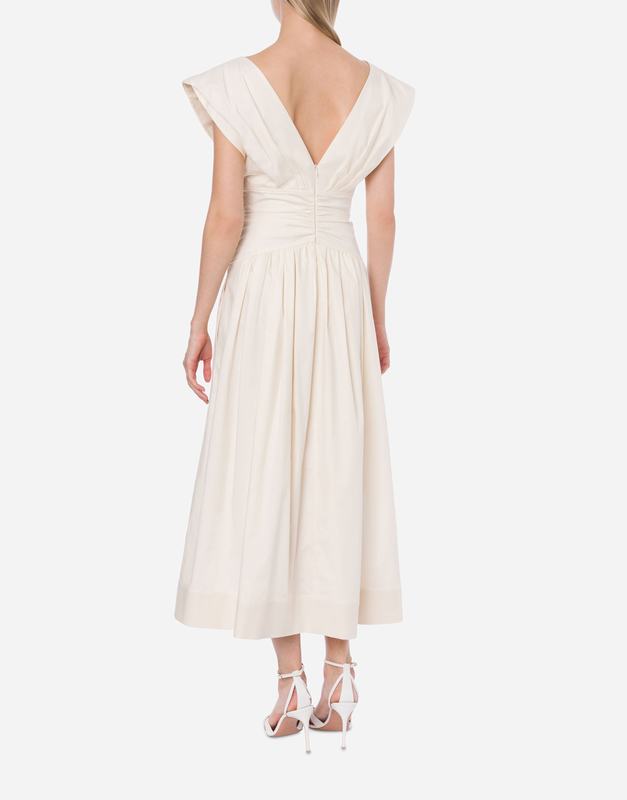 Philosophy Di Lorenzo Serafini Abito in cotone stretch con fiocchi Soddisfazione Garantita