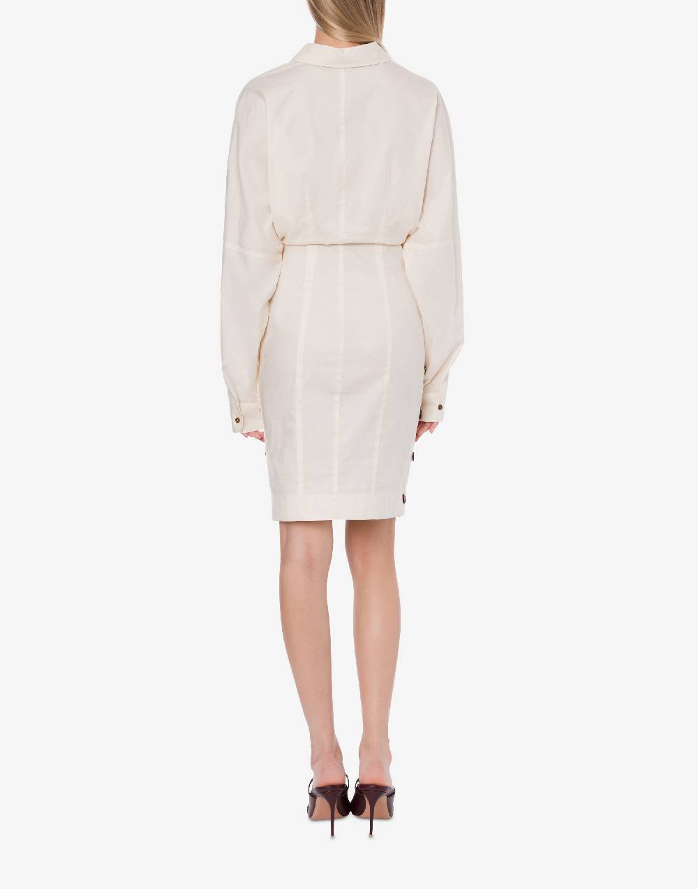 Philosophy Di Lorenzo Serafini Abito in cotone stretch con bottoni Qualità Garantita