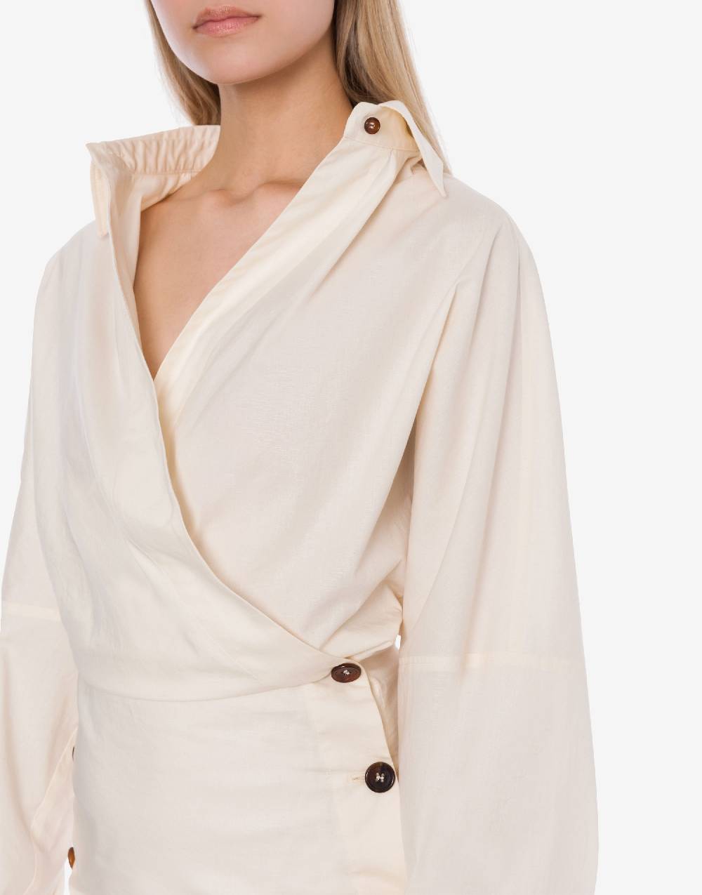 Philosophy Di Lorenzo Serafini Abito in cotone stretch con bottoni Qualità Garantita
