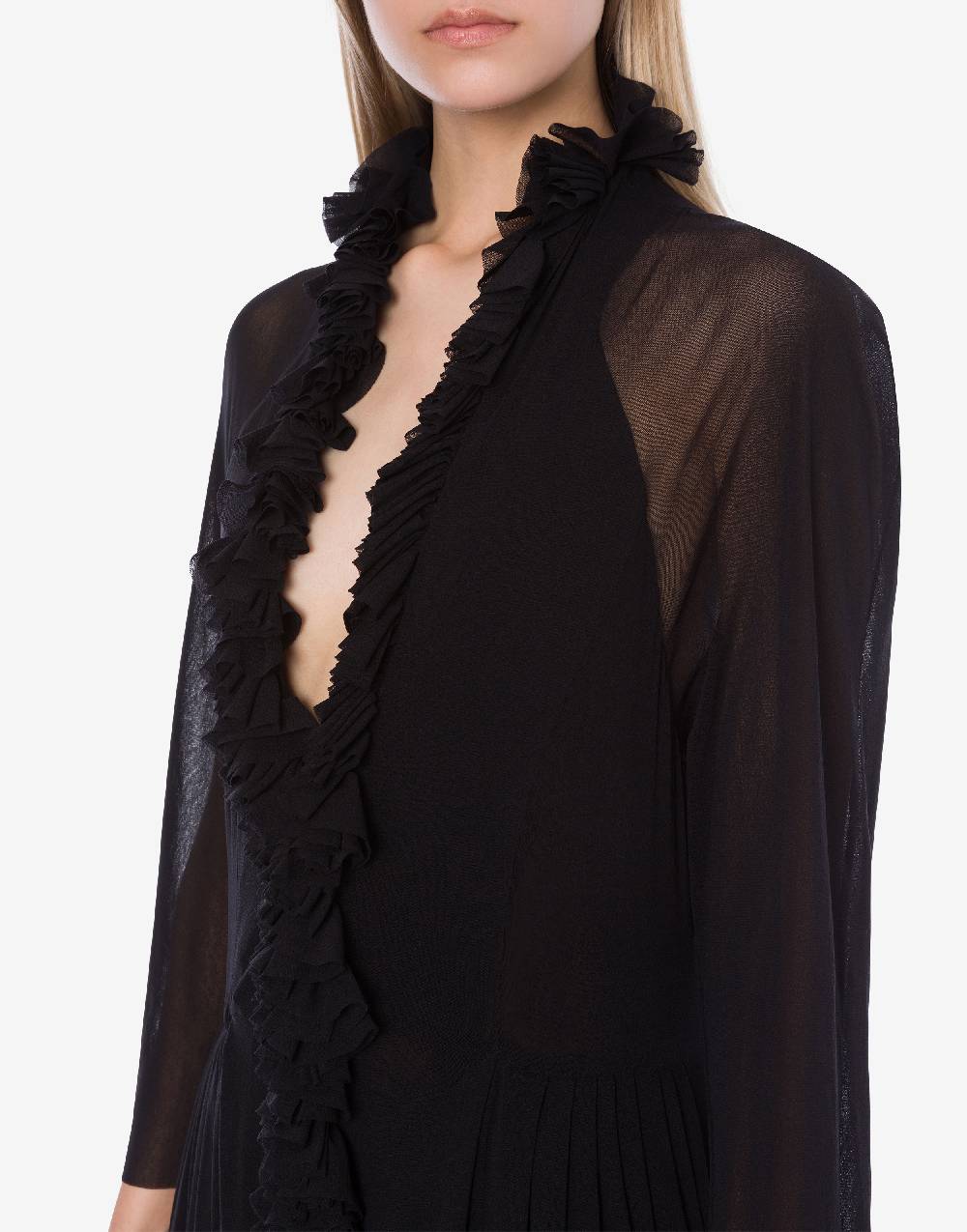 Philosophy Di Lorenzo Serafini Abito in tulle stretch con ruches Negozi Online