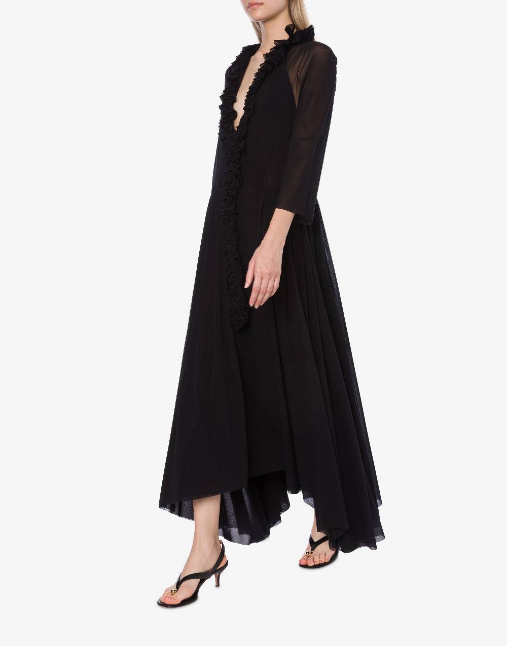 Philosophy Di Lorenzo Serafini Abito in tulle stretch con ruches Negozi Online
