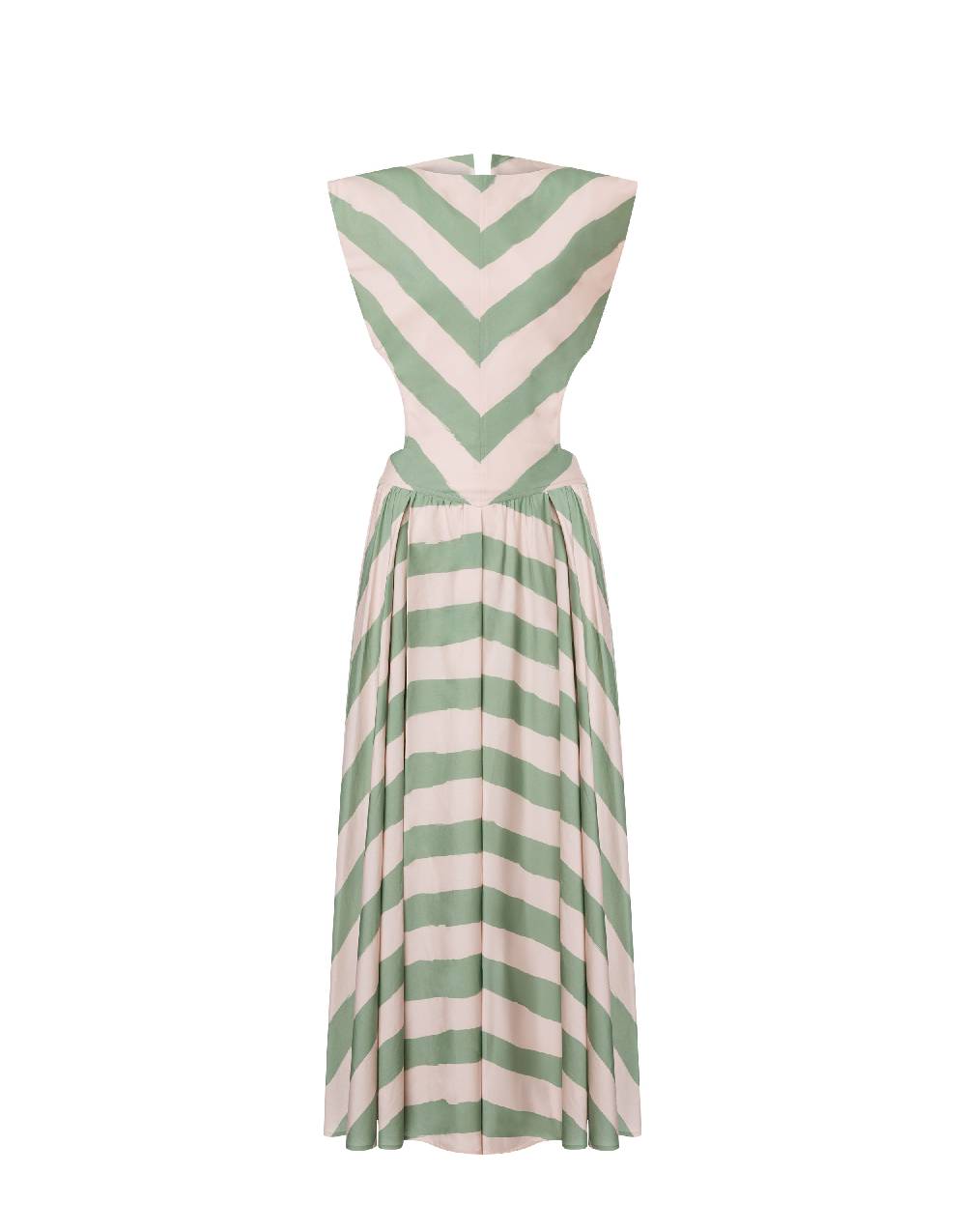 Philosophy Di Lorenzo Serafini Abito a righe in cotone stretch Promozione Limitata