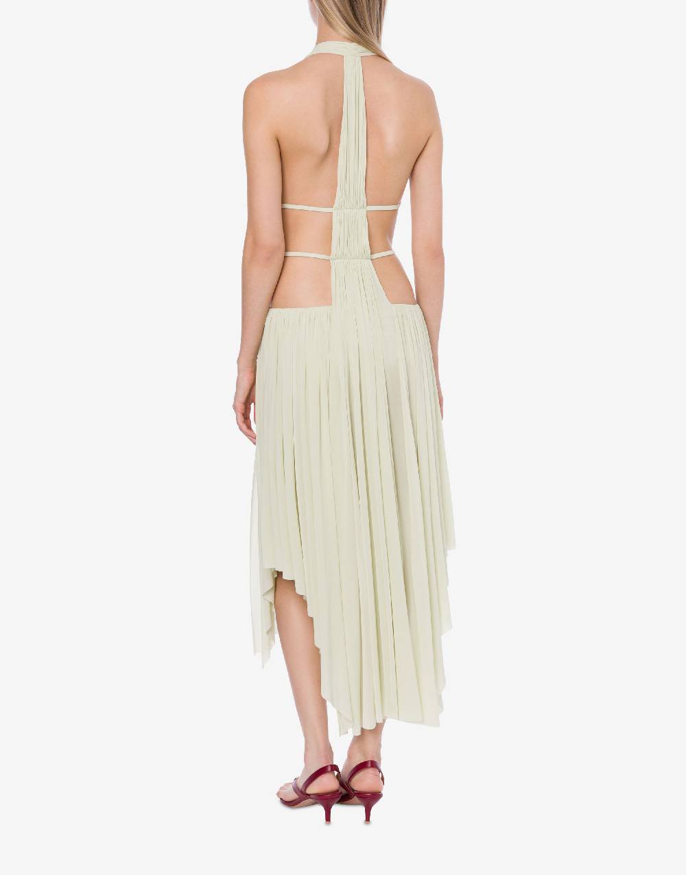 Philosophy Di Lorenzo Serafini Abito in jersey drappeggiato con cut-out Presa