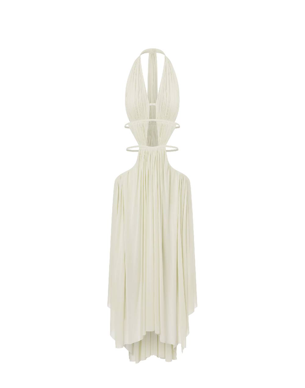 Philosophy Di Lorenzo Serafini Abito in jersey drappeggiato con cut-out Presa