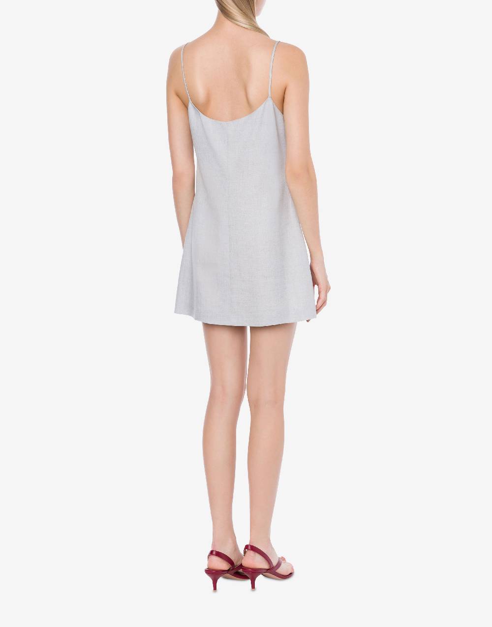 Philosophy Di Lorenzo Serafini Minidress in tela misto lino Offerta