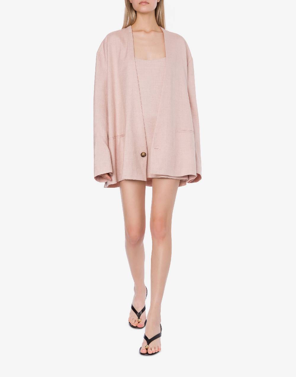 Philosophy Di Lorenzo Serafini Minidress in tela misto lino Economico