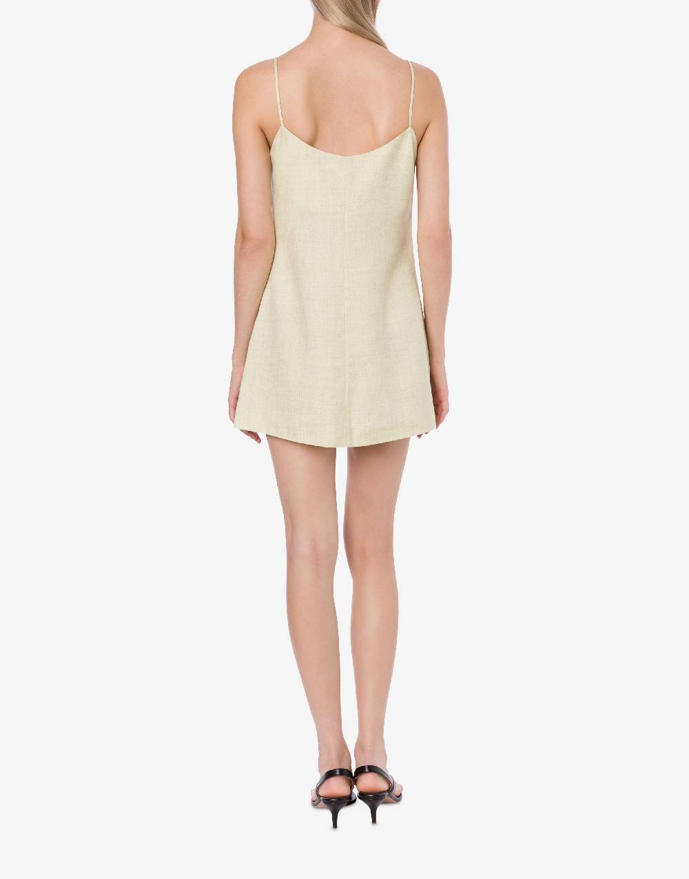 Philosophy Di Lorenzo Serafini Minidress in tela misto lino Online