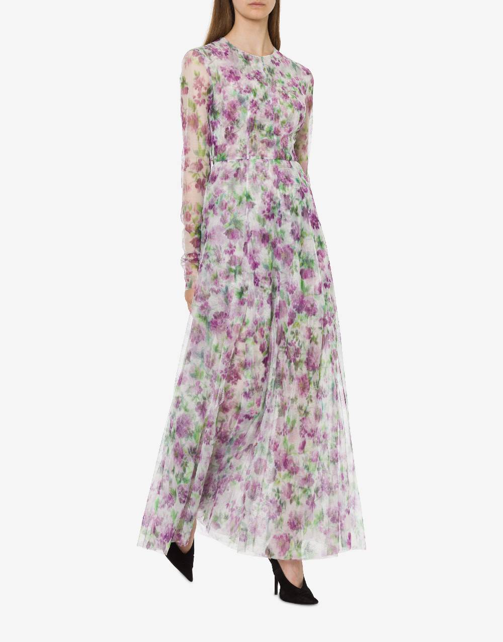 Philosophy Di Lorenzo Serafini Abito in tulle con stampa fiori Vendita Calda