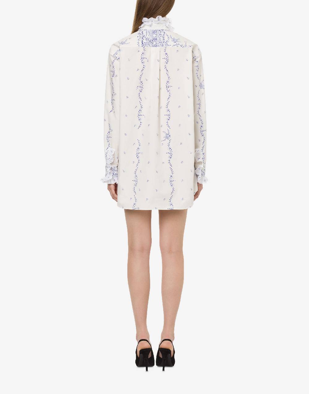 Philosophy Di Lorenzo Serafini Shirt dress in popeline stampato Italia
