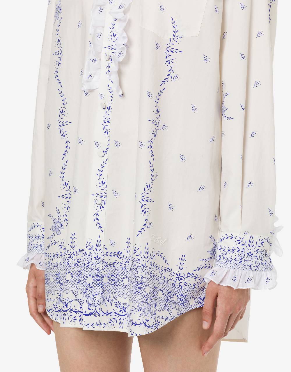 Philosophy Di Lorenzo Serafini Shirt dress in popeline stampato Italia