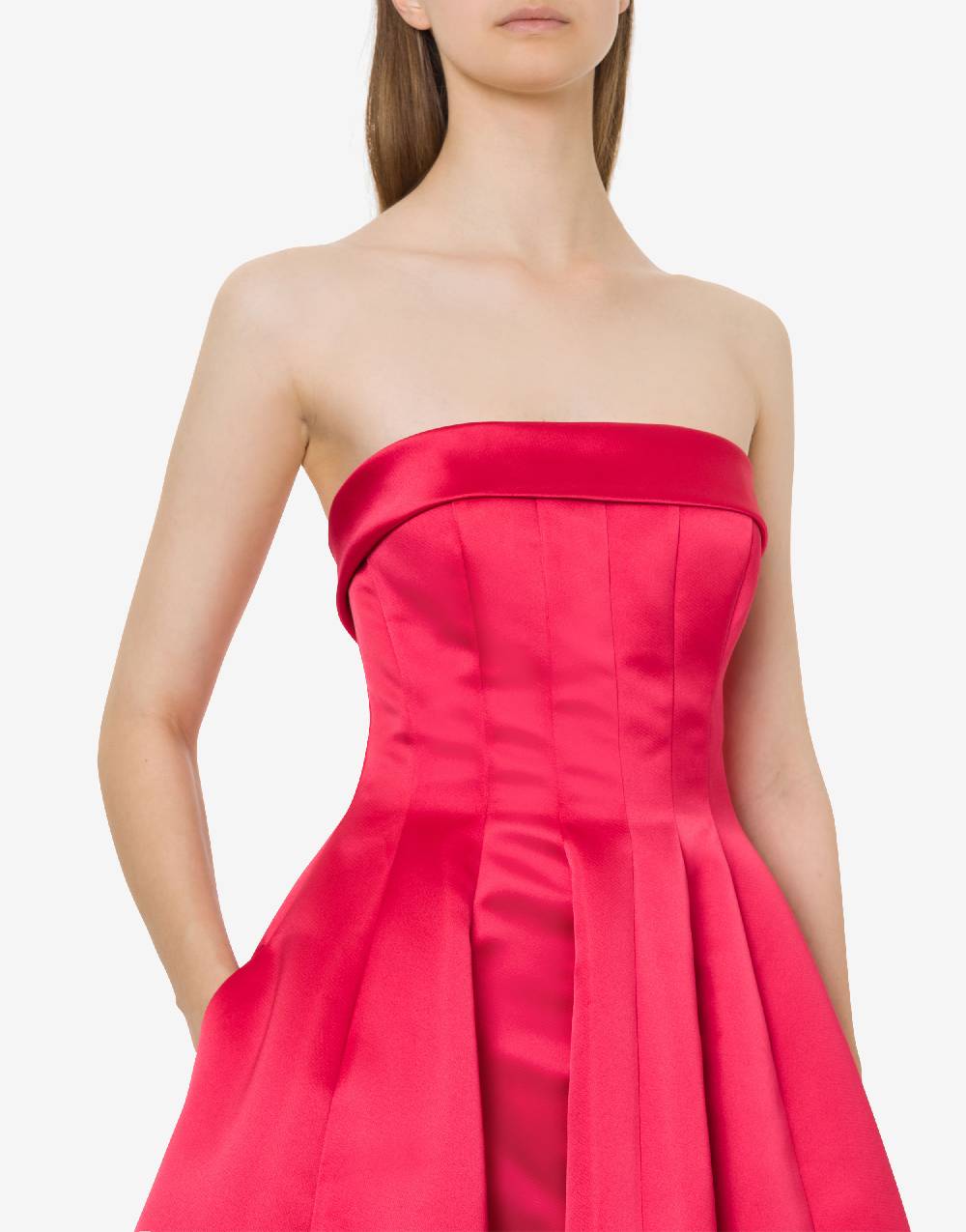 Philosophy Di Lorenzo Serafini Abito bustier in duchesse In Linea