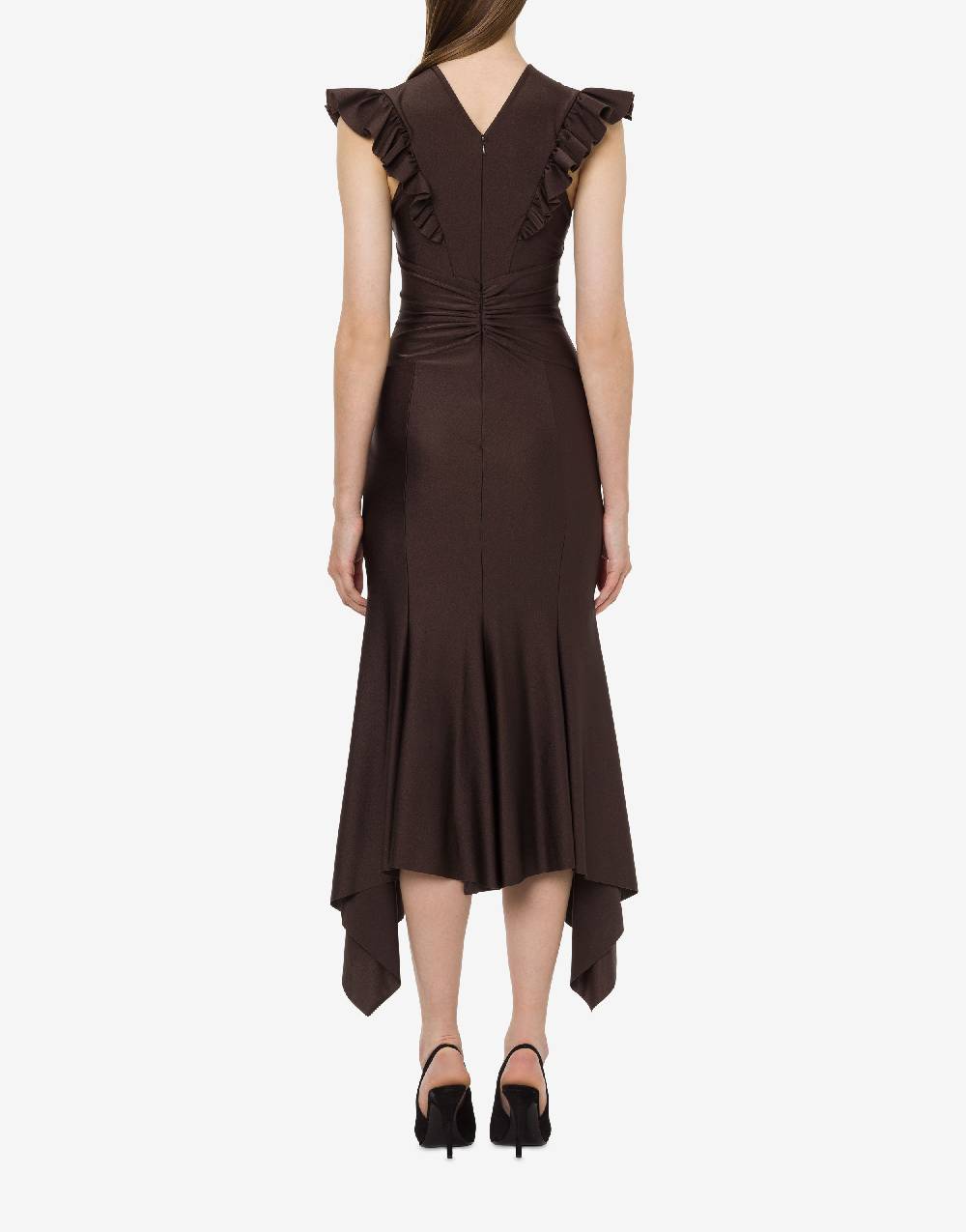 Philosophy Di Lorenzo Serafini Abito in lycra con ruches Offerta Anniversario