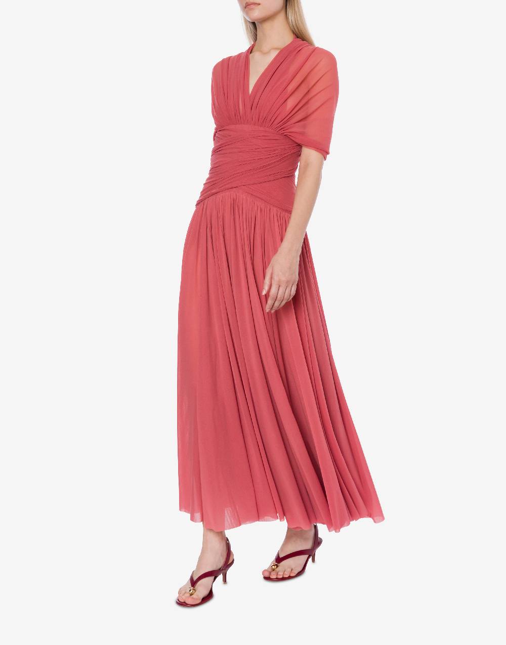 Philosophy Di Lorenzo Serafini Abito in tulle stretch con allacciatura a fiocco Qualità