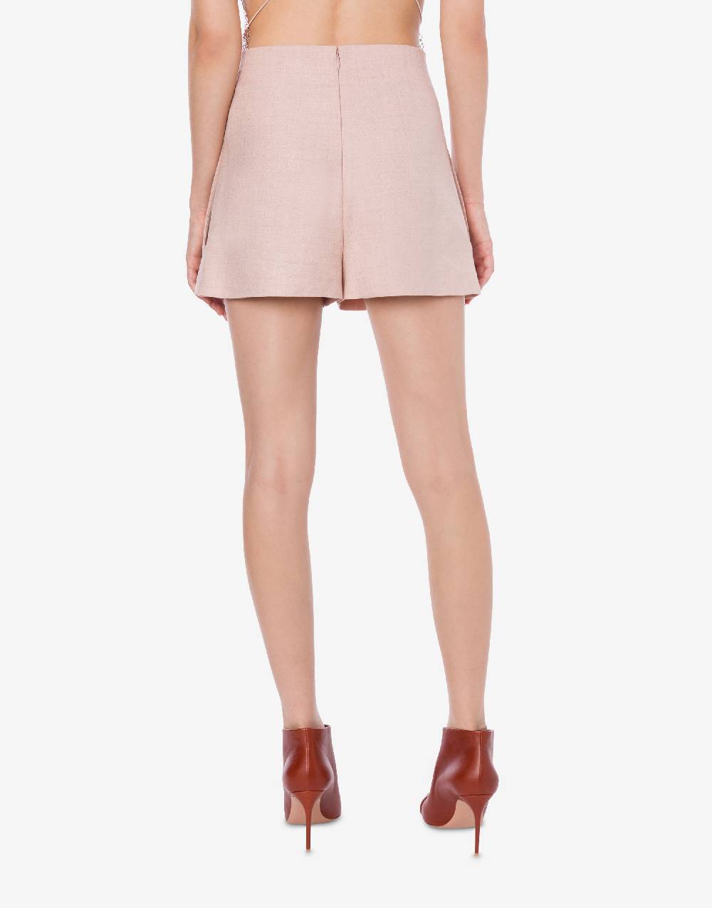 Philosophy Di Lorenzo Serafini Short in tela di misto lino Promozione