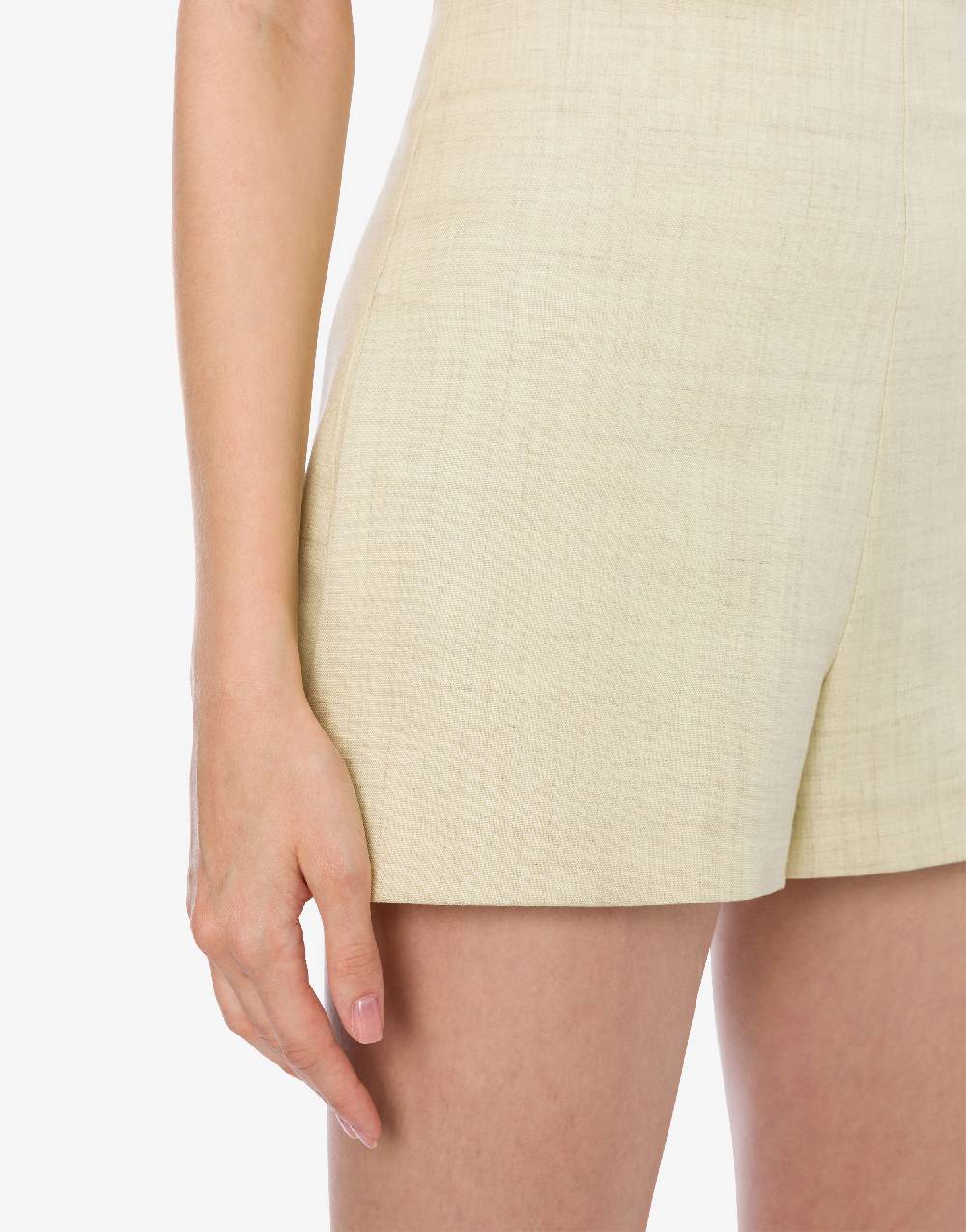 Philosophy Di Lorenzo Serafini Short in tela di misto lino Spedizione Gratuita
