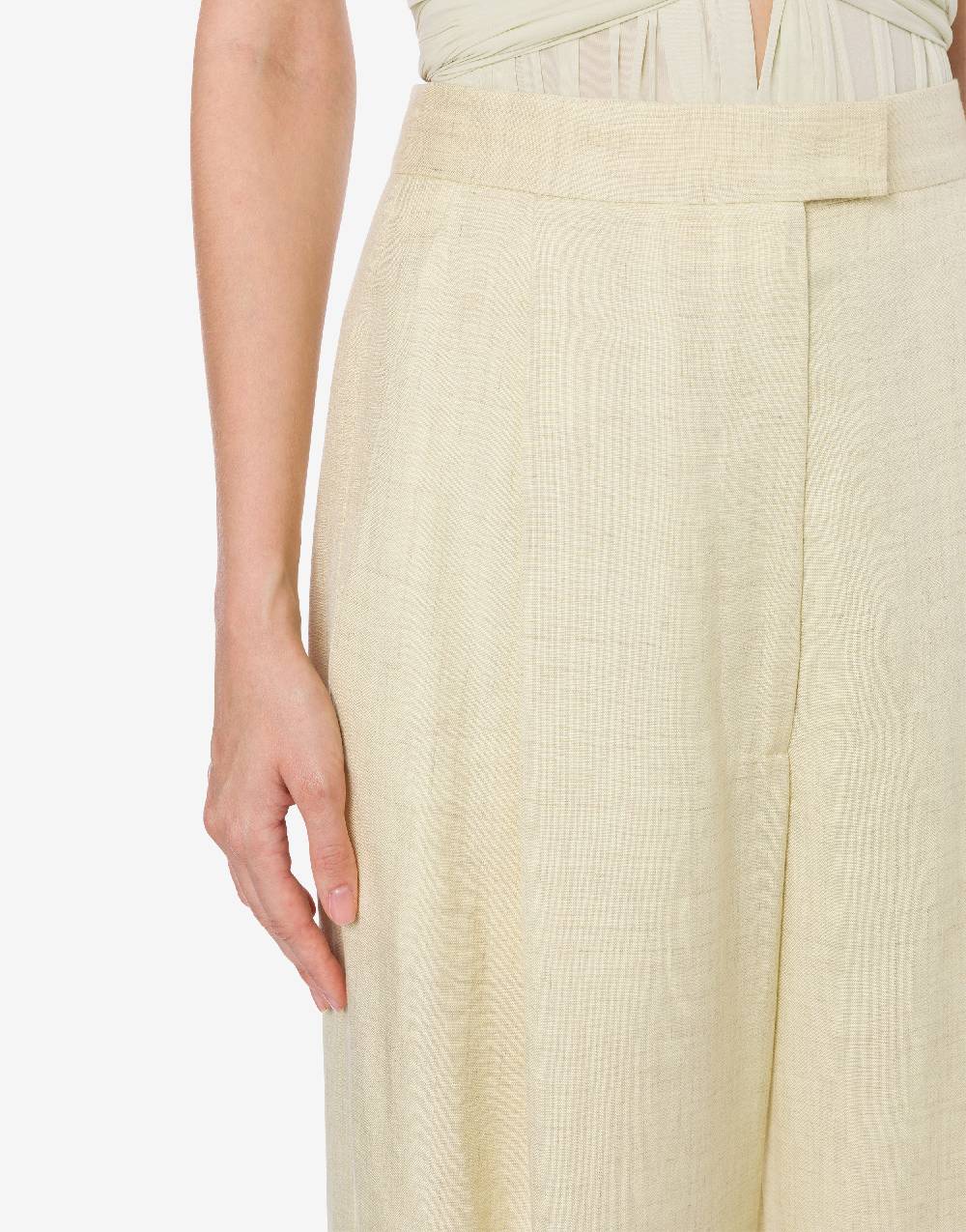 Philosophy Di Lorenzo Serafini Pantalone in tela di misto lino Pezzi Unici