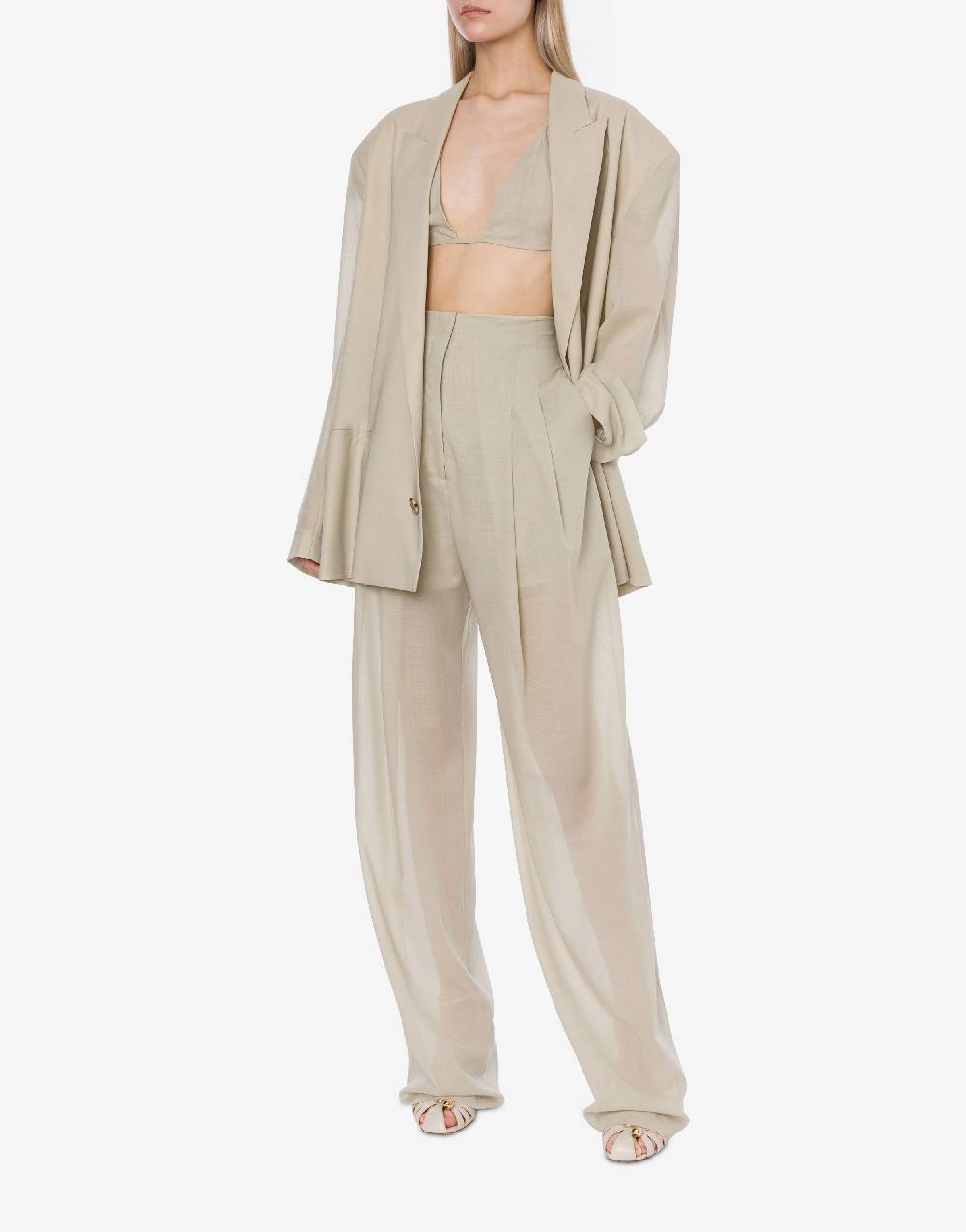 Philosophy Di Lorenzo Serafini Pantalone ampio in voile di lana Acquista Ora