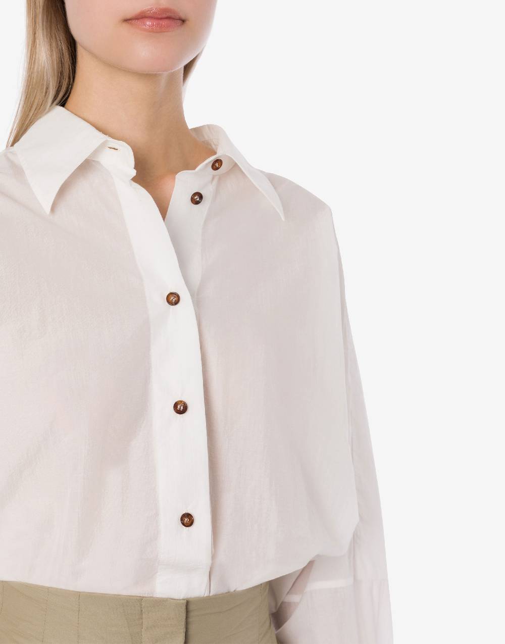 Philosophy Di Lorenzo Serafini Maxi camicia in nylon Shopping Online
