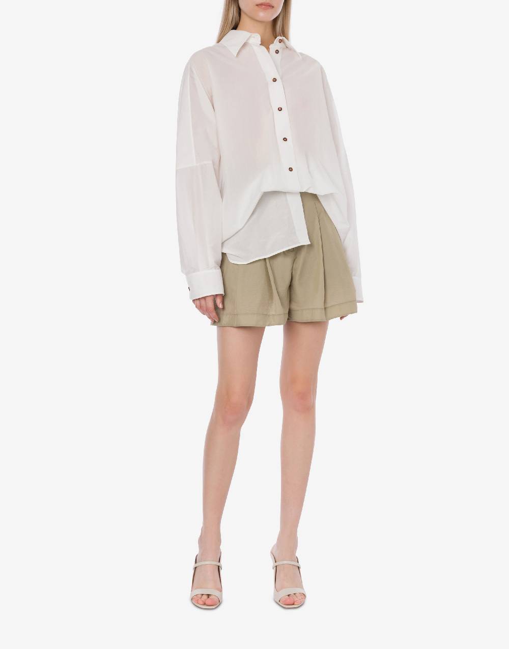 Philosophy Di Lorenzo Serafini Maxi camicia in nylon Shopping Online