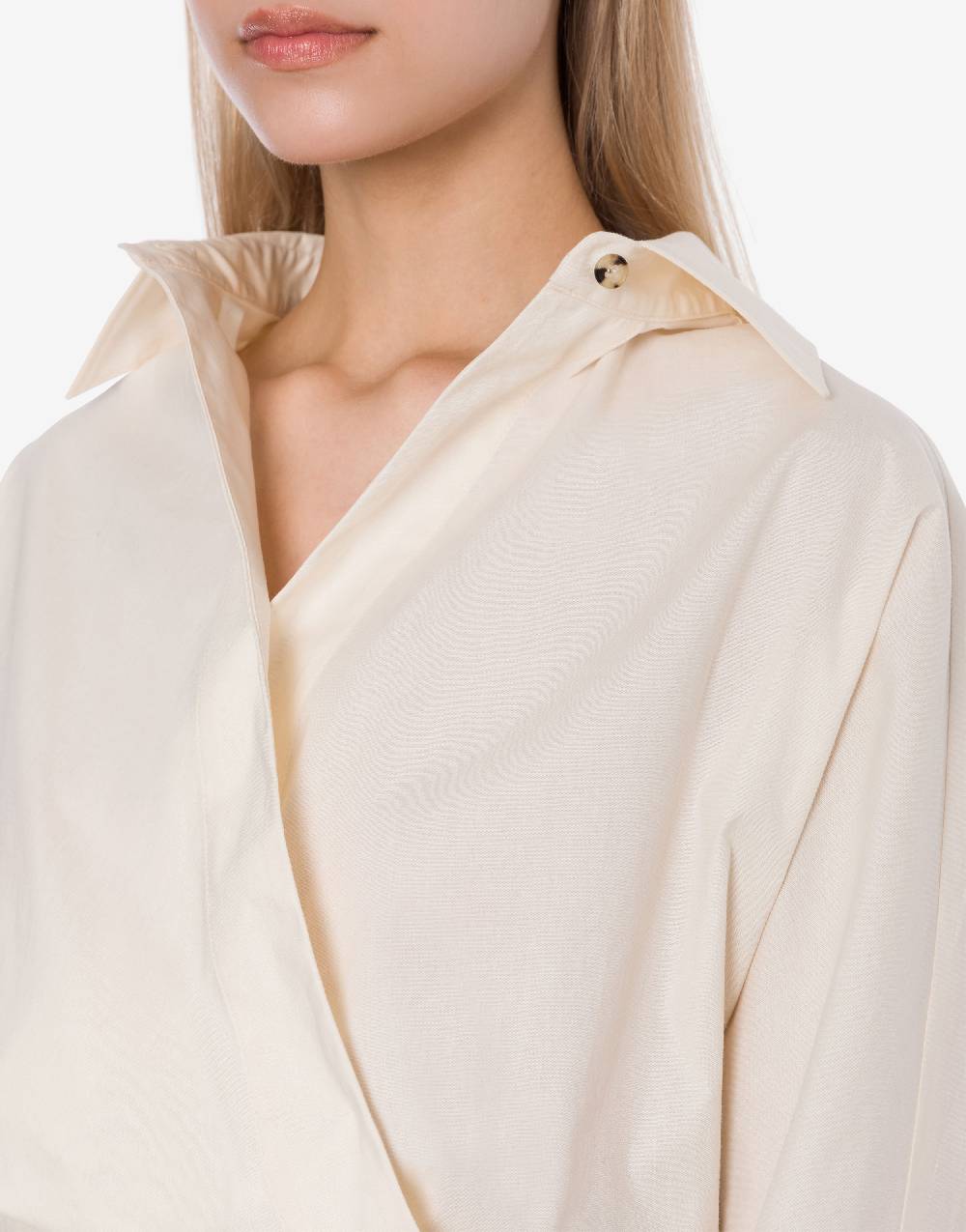 Philosophy Di Lorenzo Serafini Camicia in cotone stretch con bottoni Affare Del Giorno