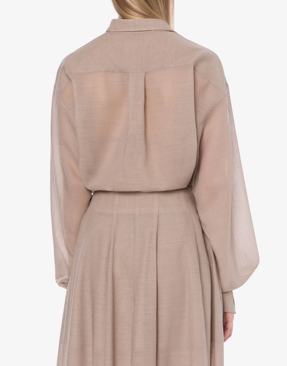 Philosophy Di Lorenzo Serafini Camicia oversize in voile di lana Convenienza