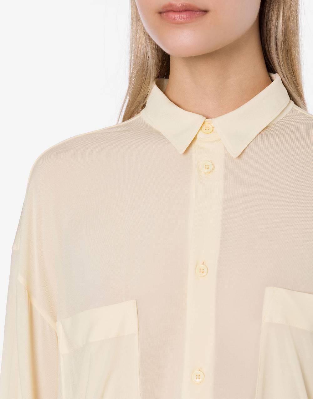 Philosophy Di Lorenzo Serafini Camicia oversize in jersey stretch Sconti VIP