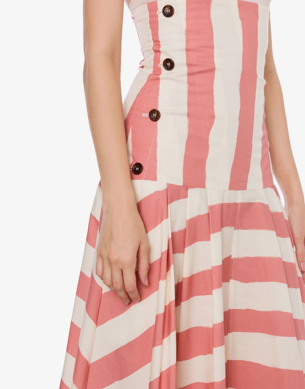 Philosophy Di Lorenzo Serafini Gonna a righe in cotone stretch Offerte