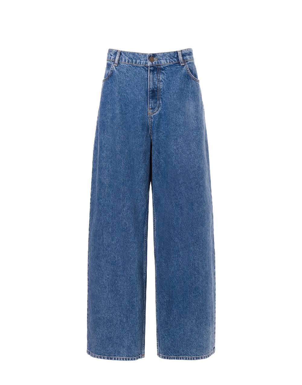 Philosophy Di Lorenzo Serafini Pantalone oversize in denim Saldi Di Fabbrica