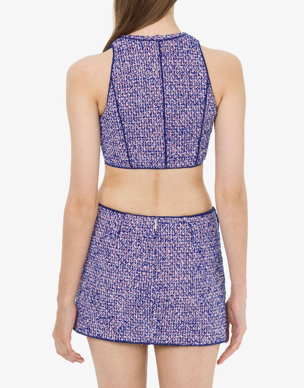 Philosophy Di Lorenzo Serafini Micro top in stuoia bouclé In Saldo