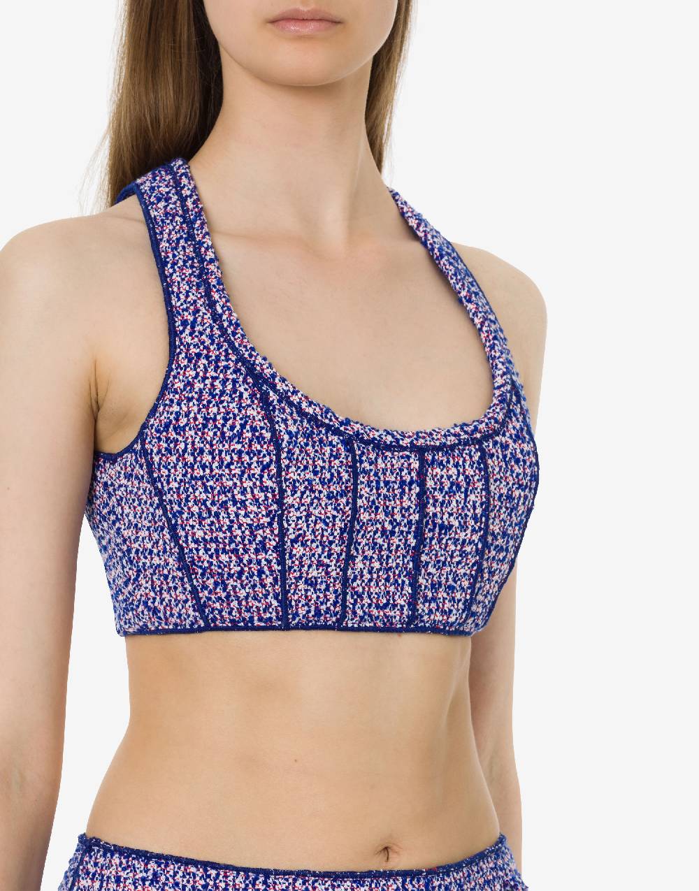 Philosophy Di Lorenzo Serafini Micro top in stuoia bouclé In Saldo