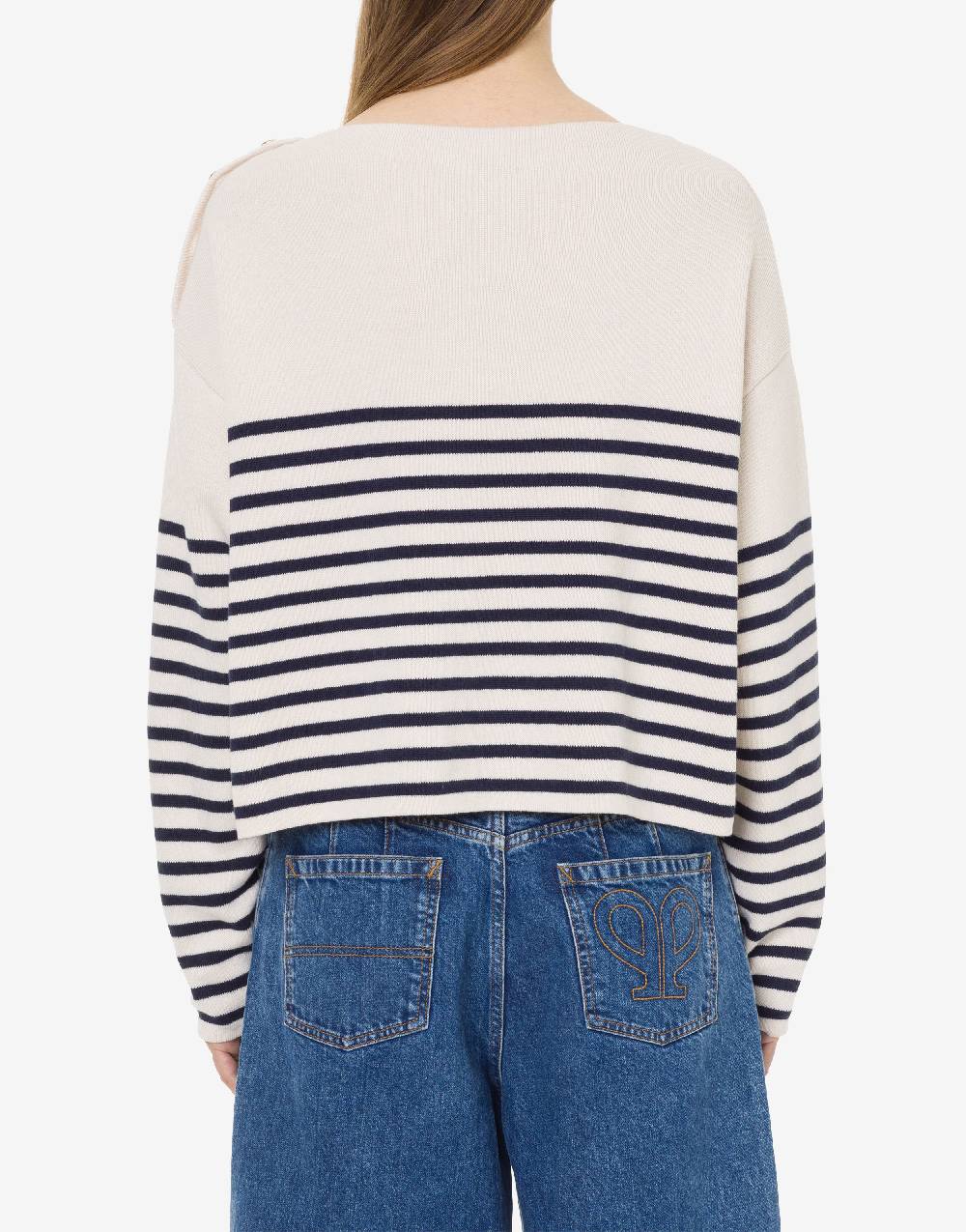 Philosophy Di Lorenzo Serafini Maglione in lana e cotone con logo Nuova
