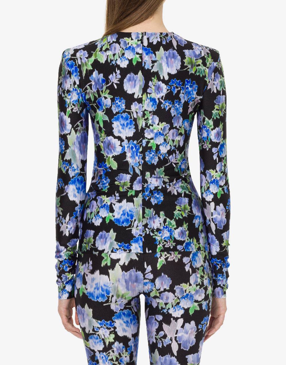 Philosophy Di Lorenzo Serafini Top in lycra con stampa fiori 2025