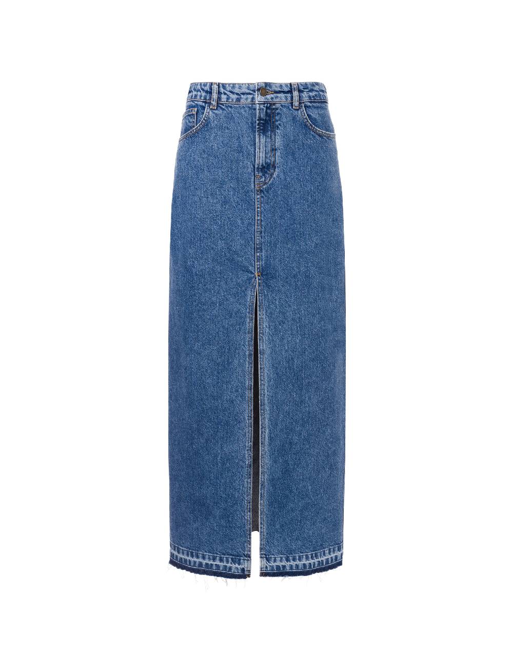 Philosophy Di Lorenzo Serafini Gonna in denim con spacco In Linea