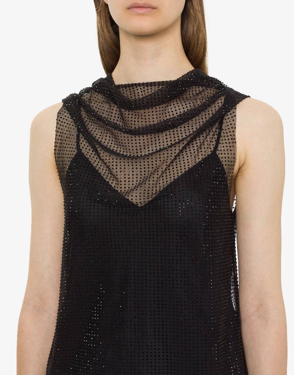 Philosophy Di Lorenzo Serafini Top in tulle con strass Promozione Limitata