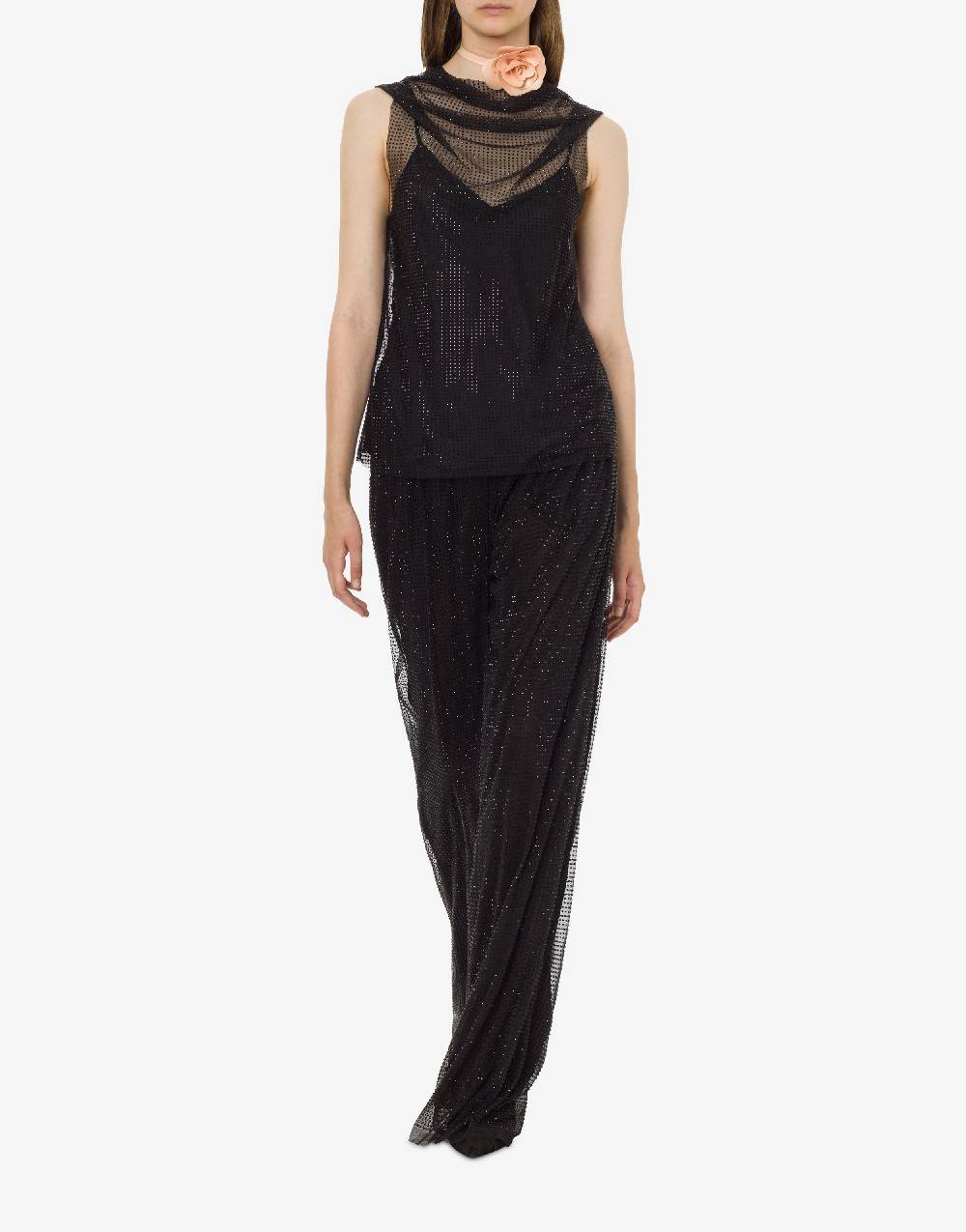 Philosophy Di Lorenzo Serafini Top in tulle con strass Promozione Limitata