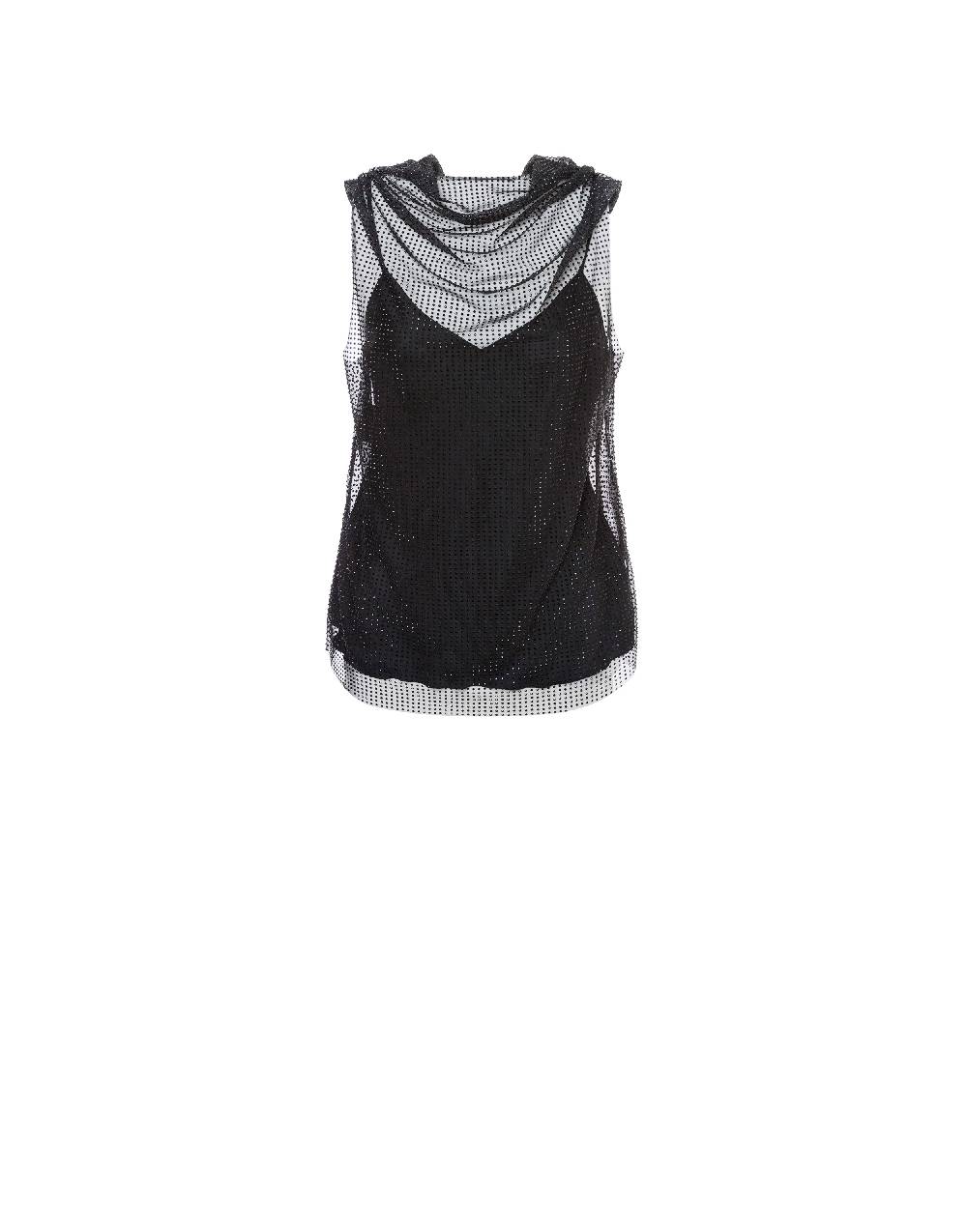 Philosophy Di Lorenzo Serafini Top in tulle con strass Promozione Limitata