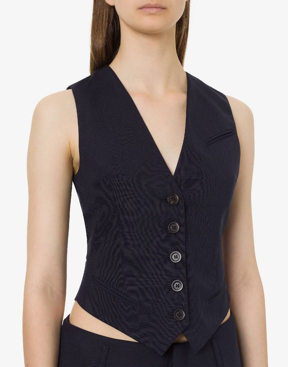 Philosophy Di Lorenzo Serafini Gilet in lana leggera stretch Outlet
