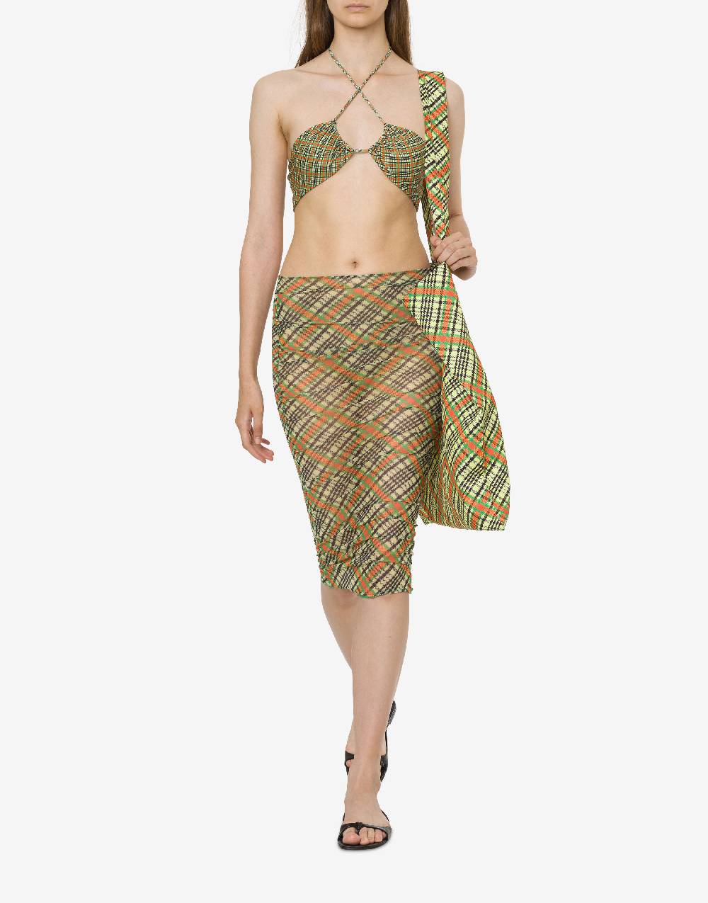Philosophy Di Lorenzo Serafini Bikini con stampa Check In Vendita