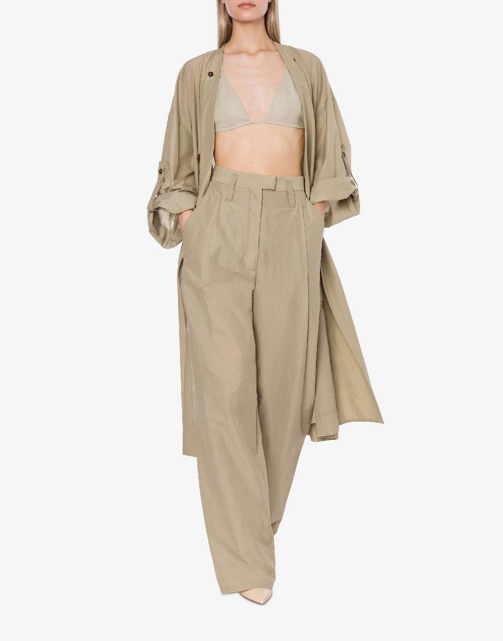 Philosophy Di Lorenzo Serafini Pantalone a vita bassa in nylon 2025